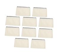 PLAFOPE 10 Piezas Bolsa Maquillaje Sublimación DIY Estuche Portátil con Cremallera para Viaje Organizador Térmico para Cosméticos y Accesorios Capacidad Amplia Superficie