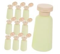 PLAFOPE 10 Piezas Botellas Viaje Reutilizables Botellitas Pequeñas para Gel Champú Loción Cuidado Avocado y Resistentes