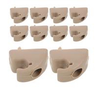 PLAFOPE 10 Piezas Clips Fijación Parasoles Coche Soporte Base para Visera Solar Compatible con Vehículo Reparación Interior Automóvil