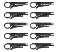 PLAFOPE 10 Piezas de Herramientas Pelacables Eléctricos Mini, Cortadores Versátiles de Abs y Acero para Cables Rj45 y Líneas Telefónicas, Ideales para Caja de Herramientas