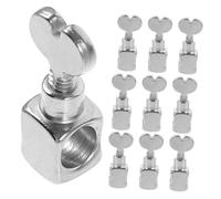 PLAFOPE 10 Piezas Metal Sewing Needle Clamps Rotatable Holder Fixed Collet For DIY Garment Repair Accessories