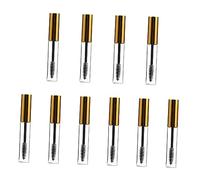 PLAFOPE 10 piezas Tubos Rímel Vacíos con Cepillo para Maquillaje DIY Envases Transparentes Reutilizables para Viaje y Almacenamiento de Tintes Cejas y Pestañas