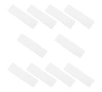 PLAFOPE 10 Portaetiquetas Magnéticos de Pvc con Visibilidad Clara y Resistentes para Estanterías y Cocinas, Soporte para Tarjetas de Datos y Etiquetas de Nombre