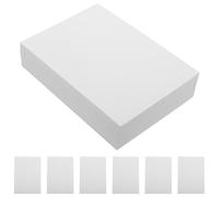 PLAFOPE 100 Hojas Hojas de Papel Fotográfico Blanco Acabado Brillante y Absorción Uniforme de Tinta para Uso Diario como Printer Paper Adecuado para Diseñar Creaciones Artísticas E
