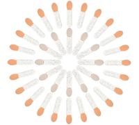 PLAFOPE 100 Unidades Mini Eyeshadow And Lip Brush Compact Makeup Applicators For Women Portable Under Eye And Concealer Brushes For Travel