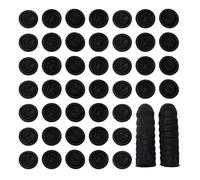 PLAFOPE 1000 Piezas Dediles para Manos Antiestáticos de Látex Negro | Protección Ligera que No se Deforma, Acabado Mate, Uso en Reparación Mecánica y Trabajo Industrial