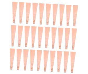 PLAFOPE 100pcs Funda De Plástico Para Embalaje De Flores Transparente Simple Elegante Perfecta Para y Festivales