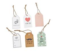 PLAFOPE 100piezas Tarjetas Con Mensajes Etiquetas De Regalos Tarjetas Pequeñas Colgantes