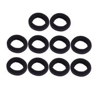 PLAFOPE 10piezas Thickening Hair Ropes Simple Binding Hair Ties High Stretchy Bands for Women and Girls for Everyday Use