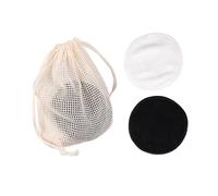 PLAFOPE 12 piezas Discos Desmaquillantes de de Bambú Reutilizables Almohadillas Faciales Suaves para Limpieza y Eliminación de Maquillaje con Bolsa de Algodón para Diario