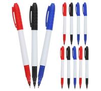PLAFOPE 12 Piezas Juego de Marcadores Borrables para Pizarra Punta Ultra Fina de 0.5mm, Material Plástico Ligero para Estudiantes y Profesores en Aulas Escolares