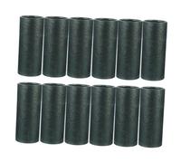 PLAFOPE 12 Piezas Unidades Envases Kraft Tubos Redondos con Tapa para Almacenamiento de Té Incienso y Aceites Esenciales Caja Ecológica Color Verde Oscuro para Café y Aromaterapia