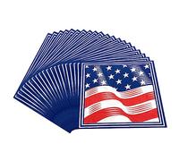 PLAFOPE 120 Piezas Servilleta De Papel 4to Servilletas De Americana Servilletas De Papel Decoración Nosotros Diseño De La Americana Servilletas De Cena A Nosotros