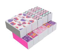 PLAFOPE 12piezas Bloques De Pulido De Uñas Mini Caras De Manicura Limas De Uñas Aleatorios