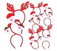 PLAFOPE 12piezas Diadema de Fiesta para Navidad Accesorios de Carnaval Decoración de Cabeza para Disfraces Diadema Navideña para Fiesta Varios estilos
