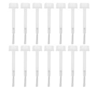 PLAFOPE 150 Piezas Cepillos de Repuesto para Esmalte de Uñas Cabezal Mini con Cerdas Suaves y Mango Compatibles con Polvo Dip y Esmaltes Líquidos para Arte de Uñas y Salón Profesional