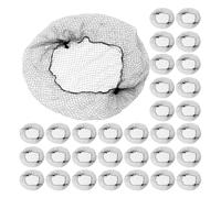 PLAFOPE 150 Unidades Invisible para Moños Malla Ultrafina Elástica Negra para Peinados Profesionales para Camareras Ballet y Patinaje Artístico