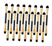 PLAFOPE 15piezas Brochas De Maquillaje De Ojos De Aplicadores De Sombras De Ojos De Doble Cara Para Sombras De Maquillaje Para Mujeres