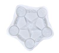 PLAFOPE 1pieza Molde De Portavelas Pentagrama Para Manualidades y Ceremonias De Divinación Herramienta De Fundición Creativa