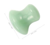 PLAFOPE 2 herramientas de masaje facial: piedra Gua Sha de jade con forma de hongo para rostro y cuerpo. Regalo para el cuidado facial femenino.
