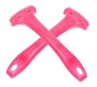 PLAFOPE 2 Piezas archivo de piel muerta del pie quita durezas foot file Exfoliante de pies masajeadores de pies removedor de piel muerta de pies depurador de pedicura abdominales Rosy