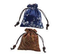 PLAFOPE 2 Piezas Bolsa De De Texto Bolsas De De Doble Capa Bolsas De Para Fiestas De Dulces Con Patrón Creativo Bolsa De Para Festival De Embalaje