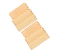 PLAFOPE 2 Piezas Caja Organizadora de Madera para Herramientas de Uñas con Almacenamiento de Brocas para Manicura Organizador de Bits para Taladro de Uñas Capacidad Grande para Salones de