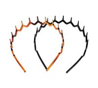 PLAFOPE 2 piezas Diademas Plásticas Onduladas Antideslizantes para Mujer Diseño Delgado y Resistente Accesorios de Cabello para Uso Diario y Lavado Facial