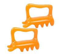 PLAFOPE 2 Piezas Dual Push Massage Tools For Neck Shoulder Portable Handheld Trigger Point Stick For Muscle Relaxation And Body Gua Sha Therapy