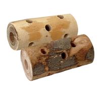 PLAFOPE 2 Piezas Palo de Madera de Manzana para Morder, Forma Única