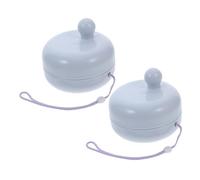 PLAFOPE 2 Piezas Pincel De Cuidado Del Cabello De Silicona Con Cubierta Desmontable Y Correa Colgante De Masaje Para El Cuero Cabelludo Para Lavar El Cabello Pein Un Exfoliante De Cuero