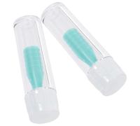 PLAFOPE 2 Piezas Rgp Herramienta de Inserción y Remoción de Lentes de Contacto Duro con Ventosa Antideslizante Verde Compacta para Viaje y Uso Diario