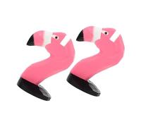 PLAFOPE 2 Piezas Soporte de Madera para Gafas con Diseño de Flamenco Soporte Animal Decorativo para Mesita de Noche Oficina y Hogar