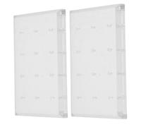 PLAFOPE 2 Piezas Soporte Organizador para Brocas de Uñas Base Acrílica Transparente para Almacenamiento y Exhibición Profesional Salones y Doméstico