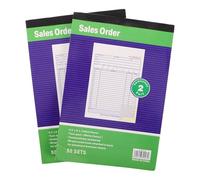 PLAFOPE 2 talonarios de recibos: duplicado de recibo de venta A5, factura para tiendas, para gestión y seguimiento de pedidos.