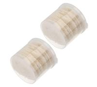 PLAFOPE 20 Esponjas de Lufa Naturales para Limpieza Facial, Redondas, White, para Mantener y Obsequio de Cumpleaños