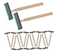 PLAFOPE 20 Juegos Cuchillas Desechables para Afeitar con Crema Recortadora Corporal para Kit de Viaje Portátil para y Afeitadora Manual Multifuncional para Hotel y Diario