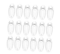 PLAFOPE 20 Piezas Clips de Cabello Mini Transparentes para Niñas Pinzas de Pequeñas con Agarre Firme Accesorios Versátiles para Peinados Diarios