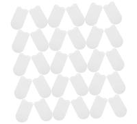 PLAFOPE 200 Piezas Protector de Dedos de Tela No Tejida Protectores de Dedos Transpirables Patrón de Perlas de Doble Cara Kit de Cuidado Dental para Perros y Gatos Limpieza Bucal