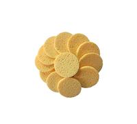 PLAFOPE 20piezas Esponjas De Maquillaje Discos De Algodón Suaves Para Limpieza Facial Esponjas De Limpieza Redondas Color Piel Para Remover Maquillaje y Exfoliar La Piel