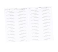 PLAFOPE 2hojas Parches Cejas Artificiales Simulación Herramientas Maquillaje Cejas Fácil De Usar