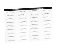 PLAFOPE 2hojas Pegatinas De Cejas Impermeables De Simulación Para Mujeres De Maquillaje De Cejas De Usar Para Únicas