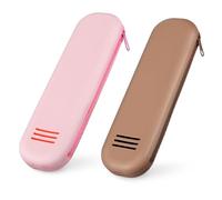 PLAFOPE 2piezas Bolsa De Maquillaje De Silicona Portátil Organizador De Brochas Estuche De Viaje Diseño Elegante y Ligero Gran Capacidad para Herramientas De Maquillaje