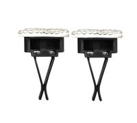 PLAFOPE 2piezas Clip Aromatizador Para Aire De Coche Decoración De Ventilación Forma De Corazón Diseño Elegante y Brillante Ambientador Para Vehículos Función Aromaterapia