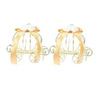 PLAFOPE 2piezas Hollow Pumpkin Carriage Candy Box Para Bodas Recipiente Metálico Para y Caja De y Celebraciones