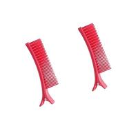 PLAFOPE 2piezas Multifuncionales Para Cabello Clips De Estilo y Corte De Peluquería Pequeñas y Prácticas Color Rojo Para Uso Profesional y Doméstico