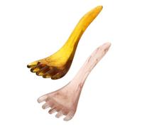 PLAFOPE 2piezas Raspadores De Masaje Herramientas De Relajación Peines De Cera De Abejas Práctico Diseño Antiestático