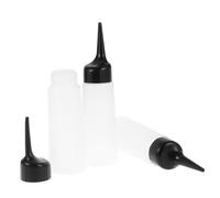 PLAFOPE 3 Pcs Botella de Tinte Cabello Botella de Champú Contenedor Rellenable 150ml para Cuero Cabelludo y Cabello en Salón y Hogar