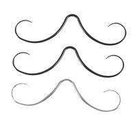 PLAFOPE 3 Piezas De Bigote De 3 Piezas Anillo De La Nariz Anillo De Tabique De Metal Anillos De Tabique De Metal Perforador De Joyas Anillo Nasal Pernos De Tabique Anillo De Tabique Para