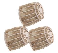 PLAFOPE 3 Piezas Material de Nido para Pájaros Fibra Natural Beige | Jaula y Cría, Textura Suave, Mezcla de Yute, Algodón y Plástico